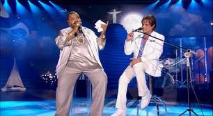 Roberto Carlos presta homenagem a Arlindo Cruz em show em Pernambuco: 'Se foi pra pertinho de Deus'