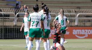 Flamengo vence Palmeiras por 3 a 2 em jogo de ida das quartas de final do Brasileiro feminino; veja lances