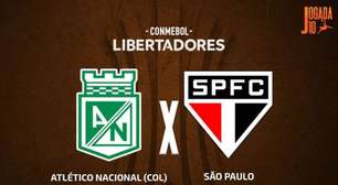 Atlético Nacional (COL) x São Paulo: onde assistir, escalações e arbitragem