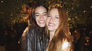 Sem buquê, Marquezine usa look boho em festa de Ewbank: R$ 122 mil