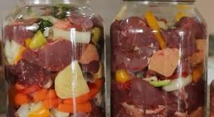 Toda semana eu faço essa receita de carne em conserva