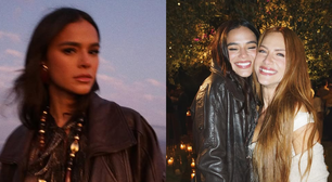 Com jaqueta de R$ 38 mil e mood boho chic: descobrimos o preço total do look de Bruna Marquezine no novo casamento de Gio Ewbank e Bruno Gagliasso