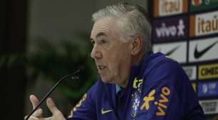 Ancelotti retorna ao Brasil após dois meses para reta final das Eliminatórias