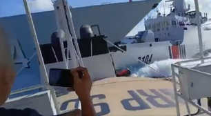 Navios chineses colidem durante perseguição a embarcação filipina; veja vídeo