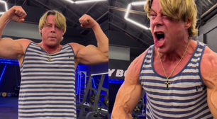 Aos 48 anos, Theo Becker mostra preparo físico para se tornar fisiculturista