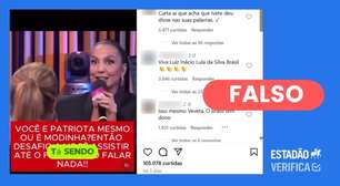 Vídeo é editado com IA para mostrar Ivete Sangalo defendendo Lula em crise com os EUA