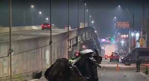 Colisão em viaduto de São Leopoldo mata três jovens militares