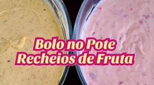Recheio para bolo de pote nos sabores morango e maracujá que vai conquistar todo mundo
