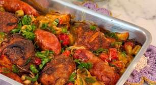 Frango assado suculento igual de restaurante que ainda é fácil com essa receita infalível