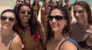 Recepção calorosa, treinos e até praia: Brasil "em casa" no Japão