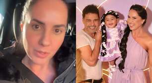 Esposa de Zezé di Camargo explica padre e pastor no batizado da filha: 'Fui criada'