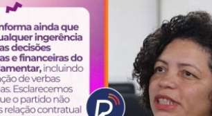 PSOL emite nota sobre denúncias contra Dani Portela, cita afastamento e faz críticas à deputada