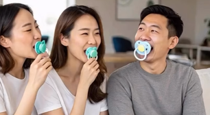 Chupeta em adultos vira febre na China para aliviar ansiedade; especialistas apontam riscos