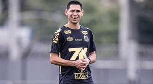 Caballero projeta duelo contra o Vasco e celebra primeiro gol pelo Santos