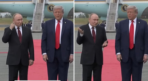 Putin é questionado por repórter quando vai 'parar de matar civis' em encontro com Trump no Alasca