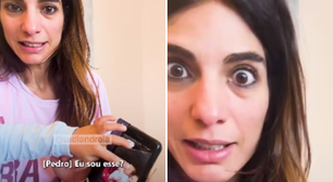 Filho de Andréia Sadi faz pergunta sobre gravidez e deixa mãe em saia justa: 'Eu entrei primeiro?'