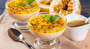 Mousse de maracujá light para se deliciar sem açúcar
