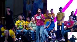 'Perdeu o visto? Vai para o Beto Carrero', ironiza Michelle Bolsonaro em evento do PL