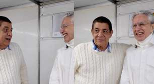 Encontro inusitado entre Caetano Veloso e Zeca Pagodinho viraliza: 'Casa vazia'