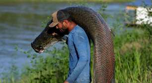 Pele de peixe gigante da Amazônia vira bolsa de luxo, mas ganho não chega a pescadores
