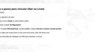 Livelo e Uber firmam parceria que transforma corridas em pontos
