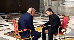 Zelensky e Trump debatem cessar-fogo em reunião na Casa Branca nesta segunda