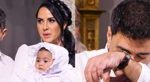 No elenco do 'Dança dos Famosos 2025', Wanessa Camargo faz pai, Zezé Di Camargo, chorar no batizado de Clara, filha do cantor com Graciele Lacerda. 20 fotos!
