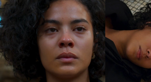 Grandona! Bella Campos é ACLAMADA em cena icônica de Maria de Fátima se jogando da escadaria em 'Vale Tudo': 'Arrepiei'