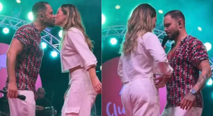 Paolla Oliveira sobe no palco e encanta durante show de Diogo Nogueira