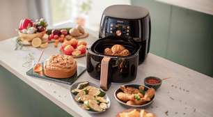 Ganhei uma air fryer. Gostaria que alguém tivesse me avisado antes que colocar papel manteiga nela não era uma boa ideia