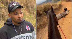 Laudo confirma que cavalo que teve patas decepadas em Bananal estava vivo durante agressões