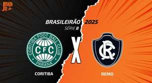 Coritiba x Remo: onde assistir, escalações e arbitragem