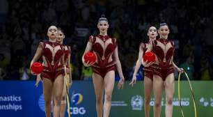 Capitã da seleção vibra com desempenho do Brasil no Mundial de Ginástica Rítmica: 'Melhor sensação'