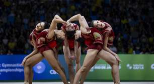 É prata! Brasil dá show e conquista segunda medalha em conjunto no Mundial de Ginástica Rítmica