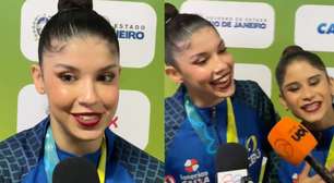 Capitã da seleção de ginástica rítmica celebra prata e diz: 'Vamos em busca do ouro'