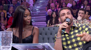 Naomi Campbell revela que já estudou com Cauã Reymond