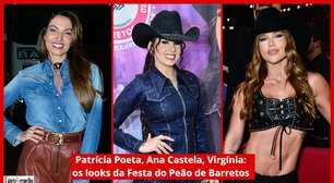 Poeta, Castela, Virgínia: 18 looks das famosas em Barretos