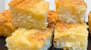 Bolo cremoso de coco sem trigo e leite no liquidificador