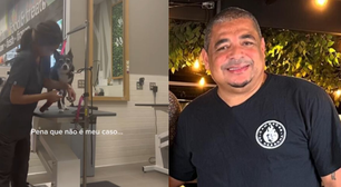 Filha de Vampeta, ex-jogador da seleção, viraliza ao mostrar trabalho em petshop