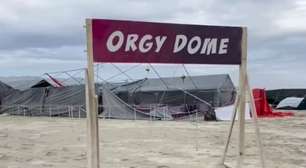Tempestade de areia destrói 'Domo da Orgia' do festival Burning Man