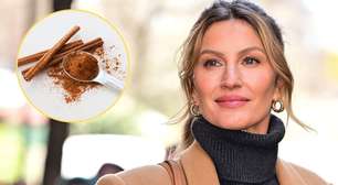 A ciência confirma e Gisele Bündchen aprova: a canela é a melhor especiaria para ajudar a reduzir o colesterol e os triglicerídeos