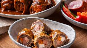 3 receitas práticas de bife à rolê para o jantar