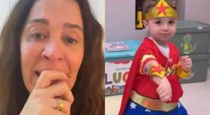 Claudia Raia é atacada após vestir filho de Mulher-Maravilha: 'Coitada da criança'