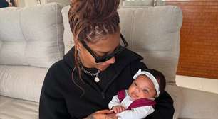 Ludmilla posta foto com fillha Zuri e fãs comentam: 'Idêntica à mamãe'