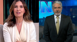 Fátima Bernardes manda recado após William Bonner anunciar saída do Jornal Nacional