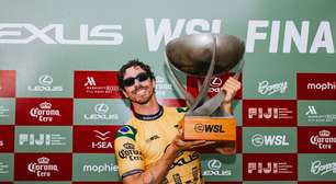 Yago Dora celebra conquista do título mundial de surfe: "muito honrado"