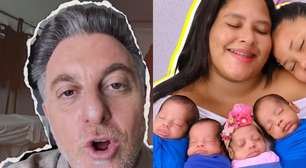 Luciano Huck cria vaquinha no dia do aniversário e consegue valor imenso para mãe de quadrigêmeos