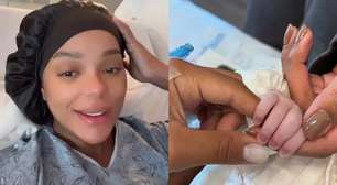 Brunna Gonçalves mostra foto inédita da filha ao comemorar 1 ano da confirmação da gravidez