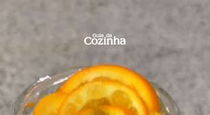 Gelo de Laranja em Formato de Flor