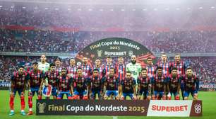 Bahia goleia o Confiança com placar histórico e conquista o penta da Copa do Nordeste